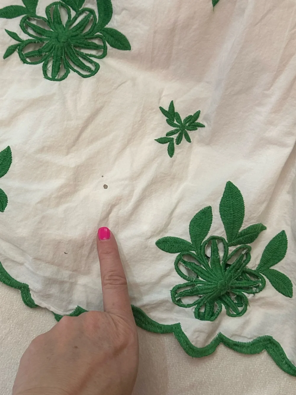 Anthropologie White The Somerset Eyelet Maxi Dress Size Large 38660 - Picture 15 of 15